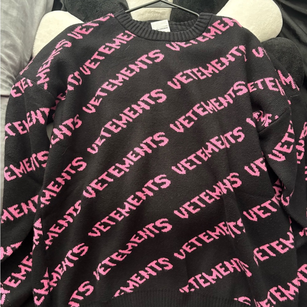 Vetements All Over Print (AOP) Knit Sweater